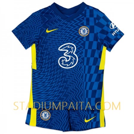 Virallinen pelipaita Chelsea Koti 2021-22 Lyhythihainen - Lasten( + Lyhyet housut ) Virallinen pelipaita Chelsea Koti 2021-22 Lyhythihainen - Lasten( + Lyhyet housut )